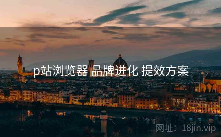 p站浏览器 品牌进化 提效方案