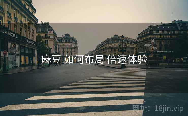 麻豆 如何布局 倍速体验