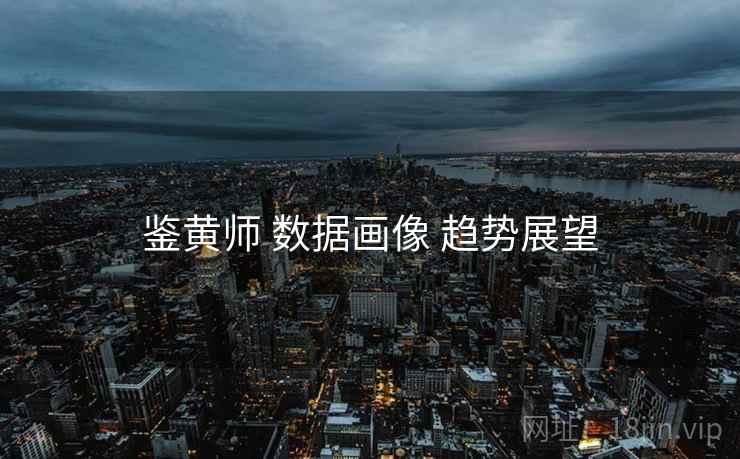鉴黄师 数据画像 趋势展望