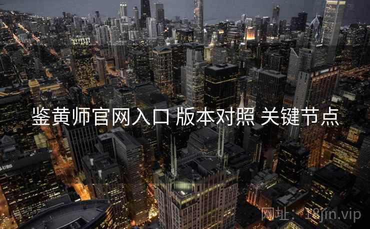 鉴黄师官网入口 版本对照 关键节点