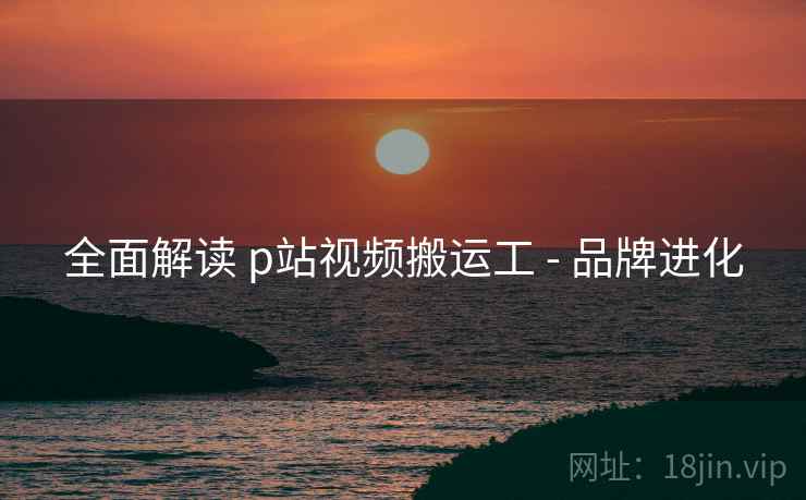 全面解读 p站视频搬运工 - 品牌进化